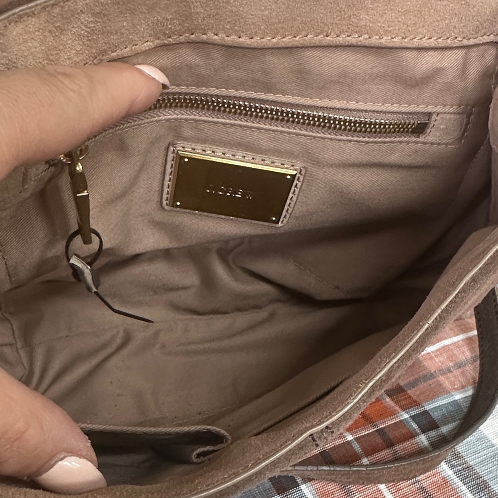 J. Crew Brown Suede Shoulder Bag - Picture 2 of 5